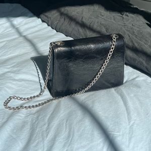 Black Chain Purse